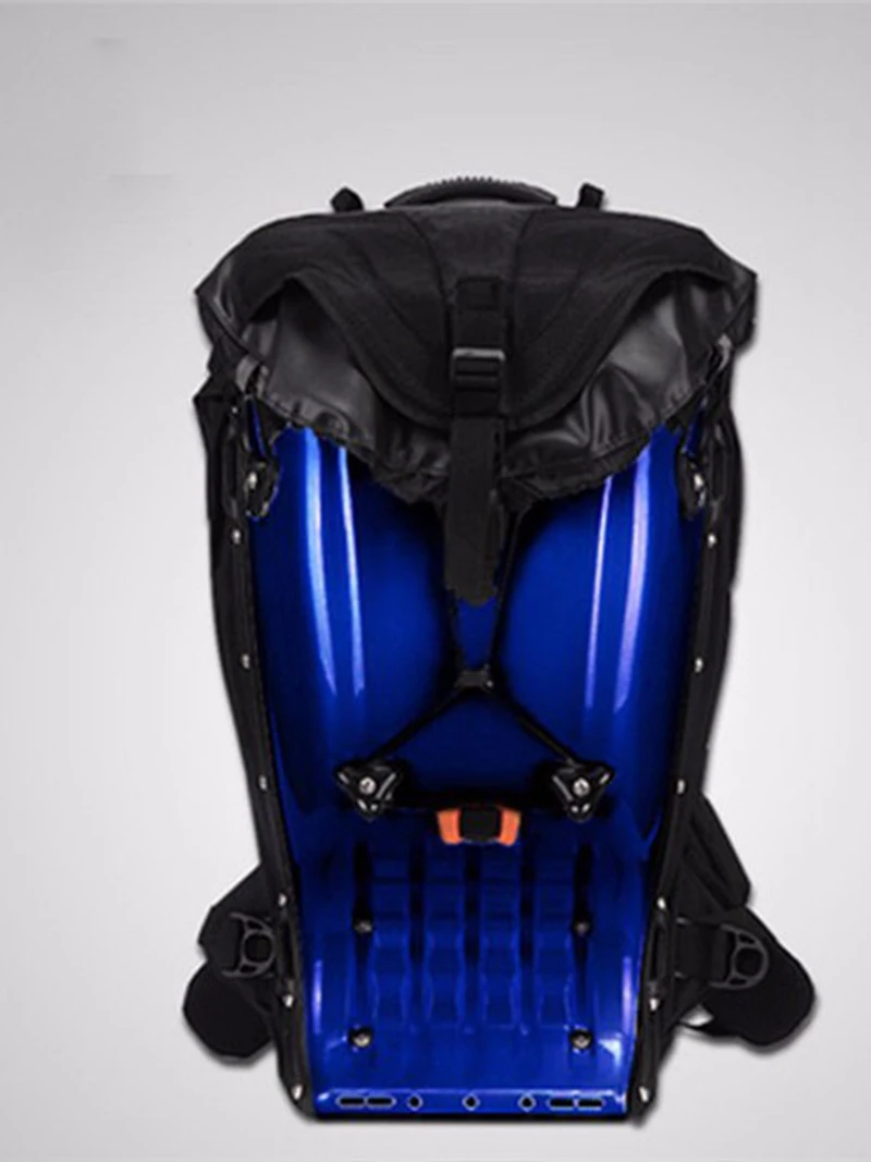 Waterproof double shoulder rider moto hard shell backpack motorcycle helmet bag motorcycle men riding equipment