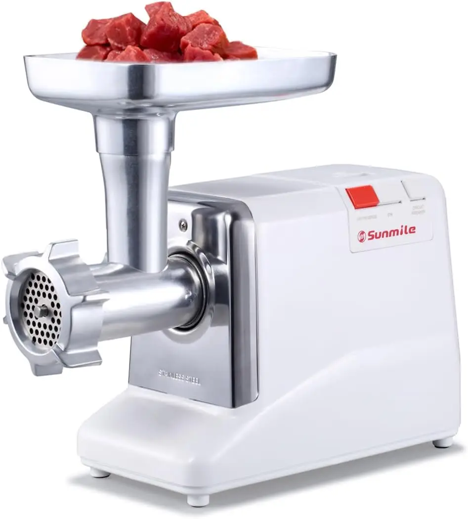 SM-G50 ETL Electric Meat Grinder - Max 1.3 HP 1000W Heavy Duty Meat Mincer Sausage Grinder - Metal Gears, Reverse, Circuit Break