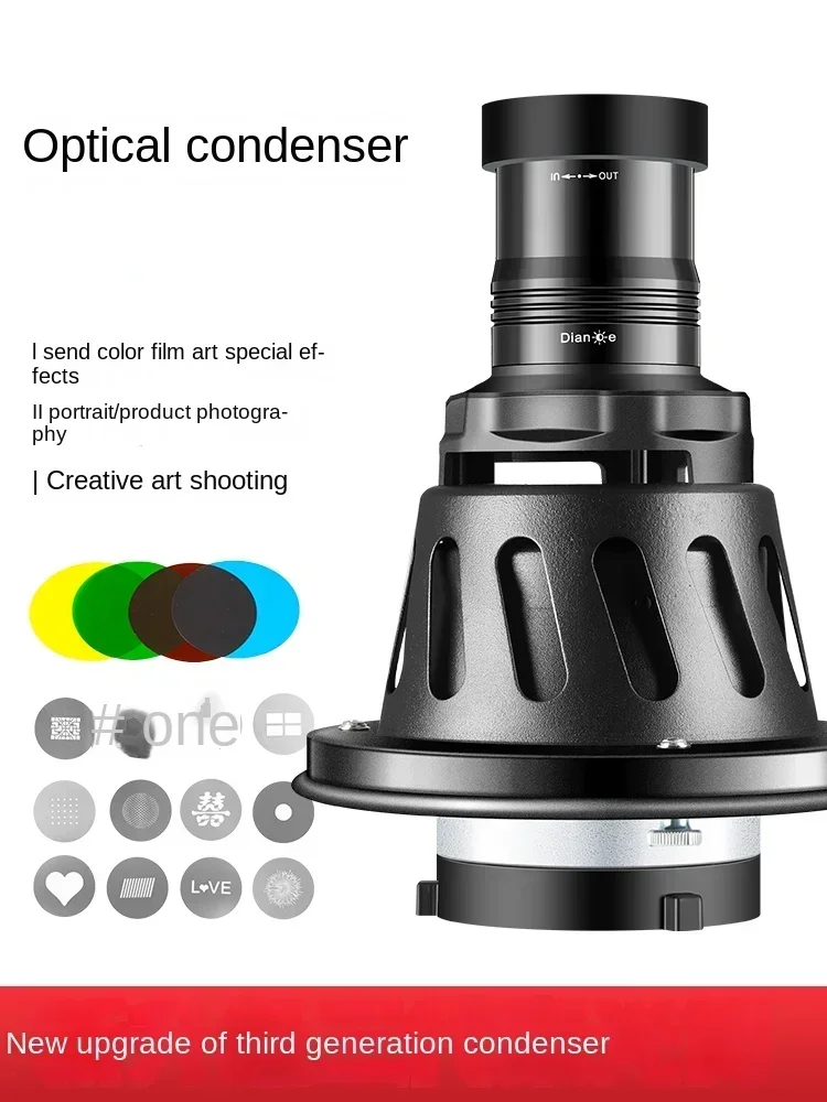 Hot sales Third generation photography spotlight tube live broadcast fill light DIY optical spotlight photography