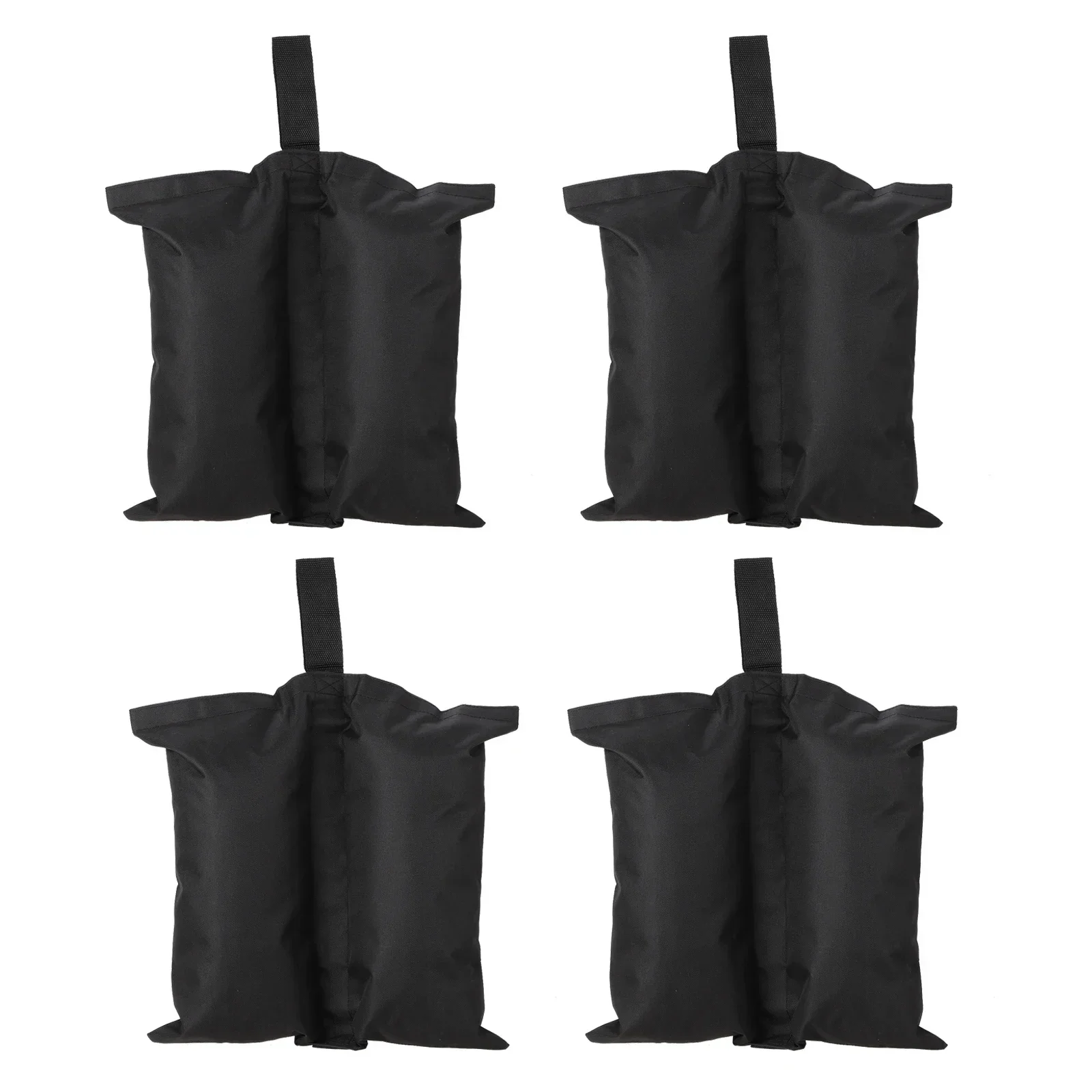 

4Pcs Black Tent Weight Bags, 600D Oxford Cloth with PVC Coating Outdoor Ground Anchor Weight Sand Bag, 11.3-30lbs Capacity