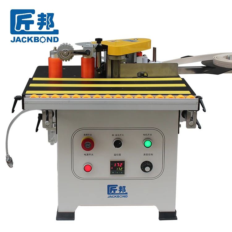 Edge sealing lashing plate press for pvc wood furniture semi-auto edge bander