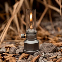 Portable Outdoor Camping Gas Tank Lamp Lightweight Emotional Camping Tourist Light Quick Install Camping Candle Holder Lights