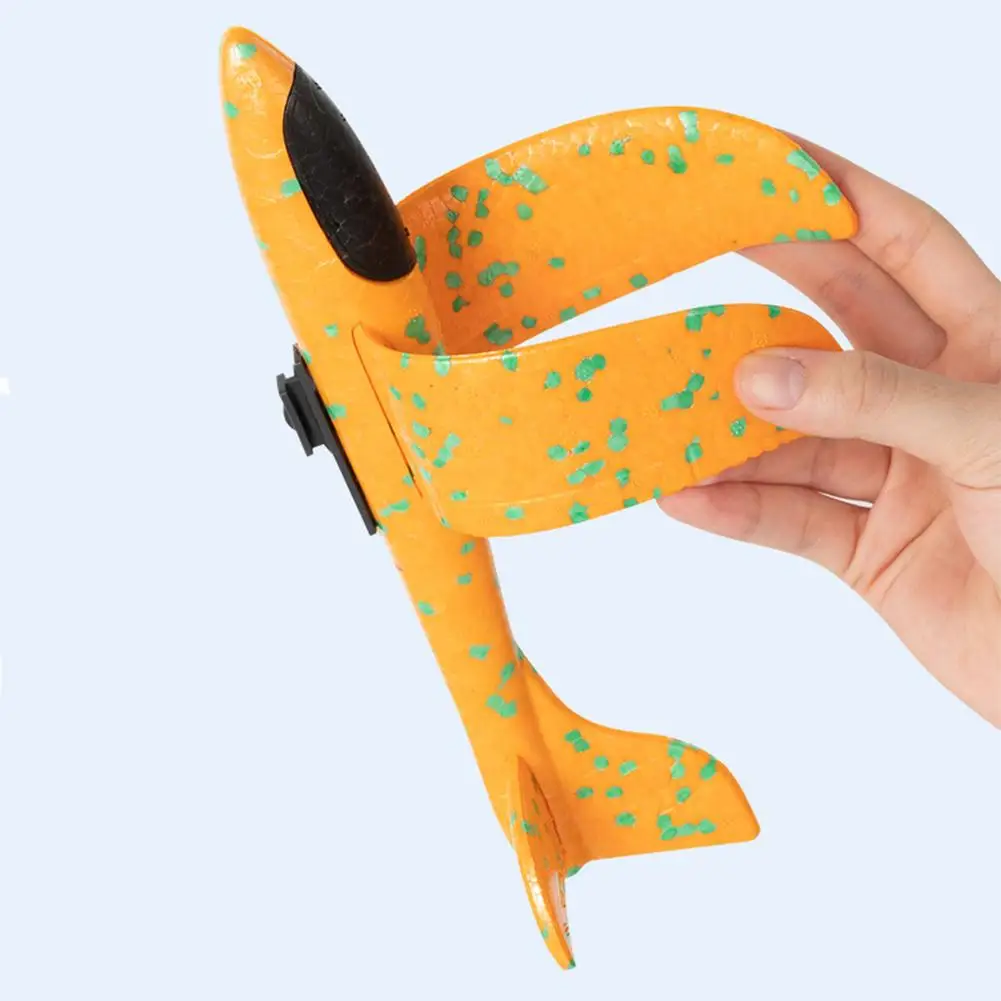 Kids' Catapult Planes Ejection Aircraft Toys Foam Aircraft Glider Parent-child Outdoor Games Toys Children's Foam Flying Toy