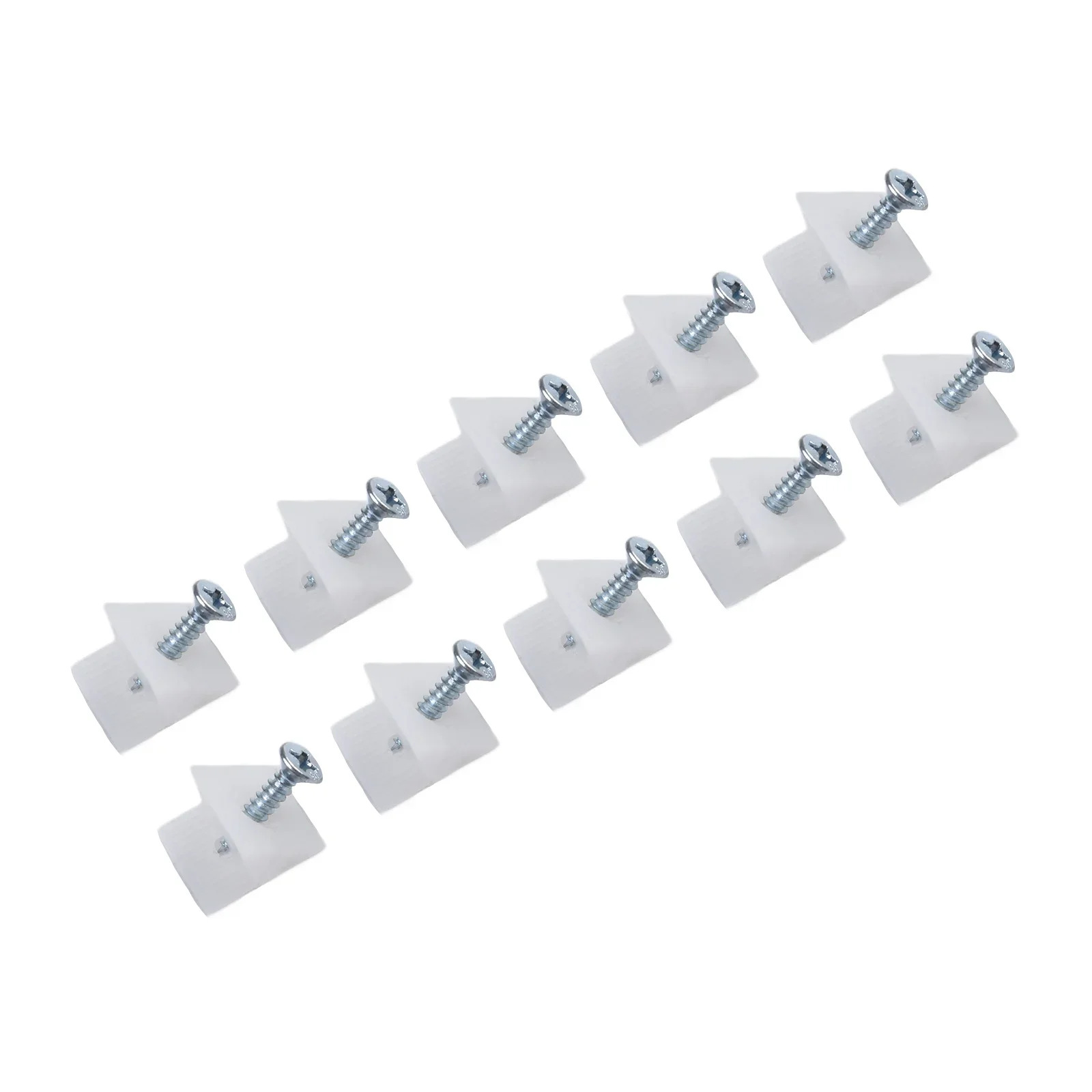 100 Pcs Back Panel Buckle Repair Mending Wedges Plastic Drawers Bracket Sagging Bottom Support Brackets Corner Furniture