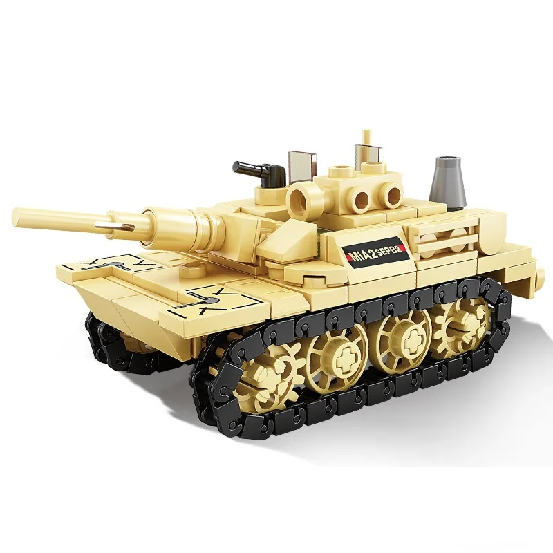 99A Main Battle Tank M1A2 War Military City Vehicle Car Building Blocks aircraft Classic Model Bricks kit set Ideas
