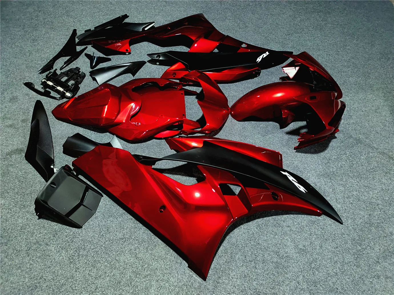 Motorcycle Fairing Kit YZF600 R6 06 07 R6 2006 2007 , ABS Case Protection Fairing Kit Red