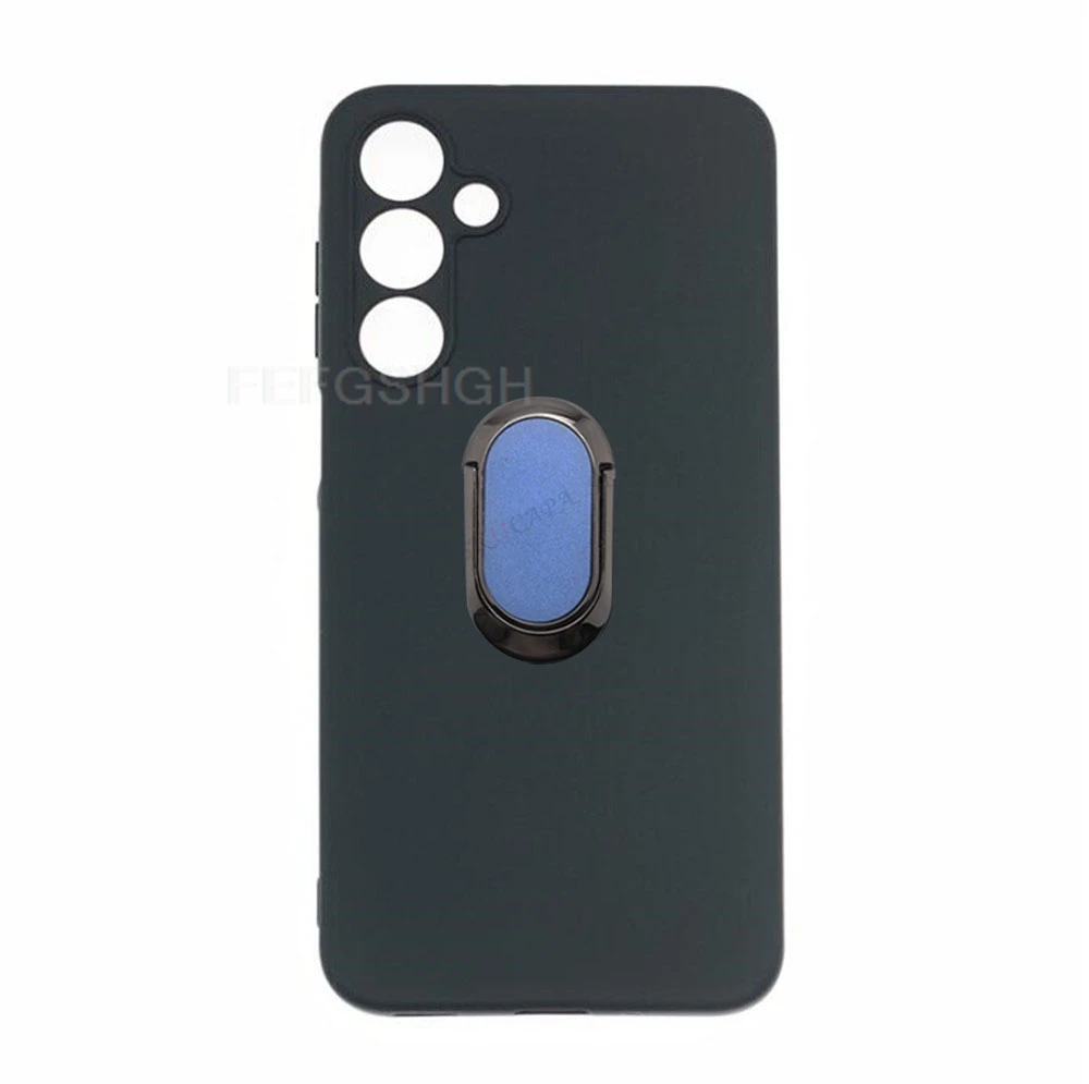 Phone Case For Samsung Galaxy A06 Adsorbable Ring Ultra-Thin Silicone Soft Cover For Samsung Galaxy A16 A05 Shockproof Shell