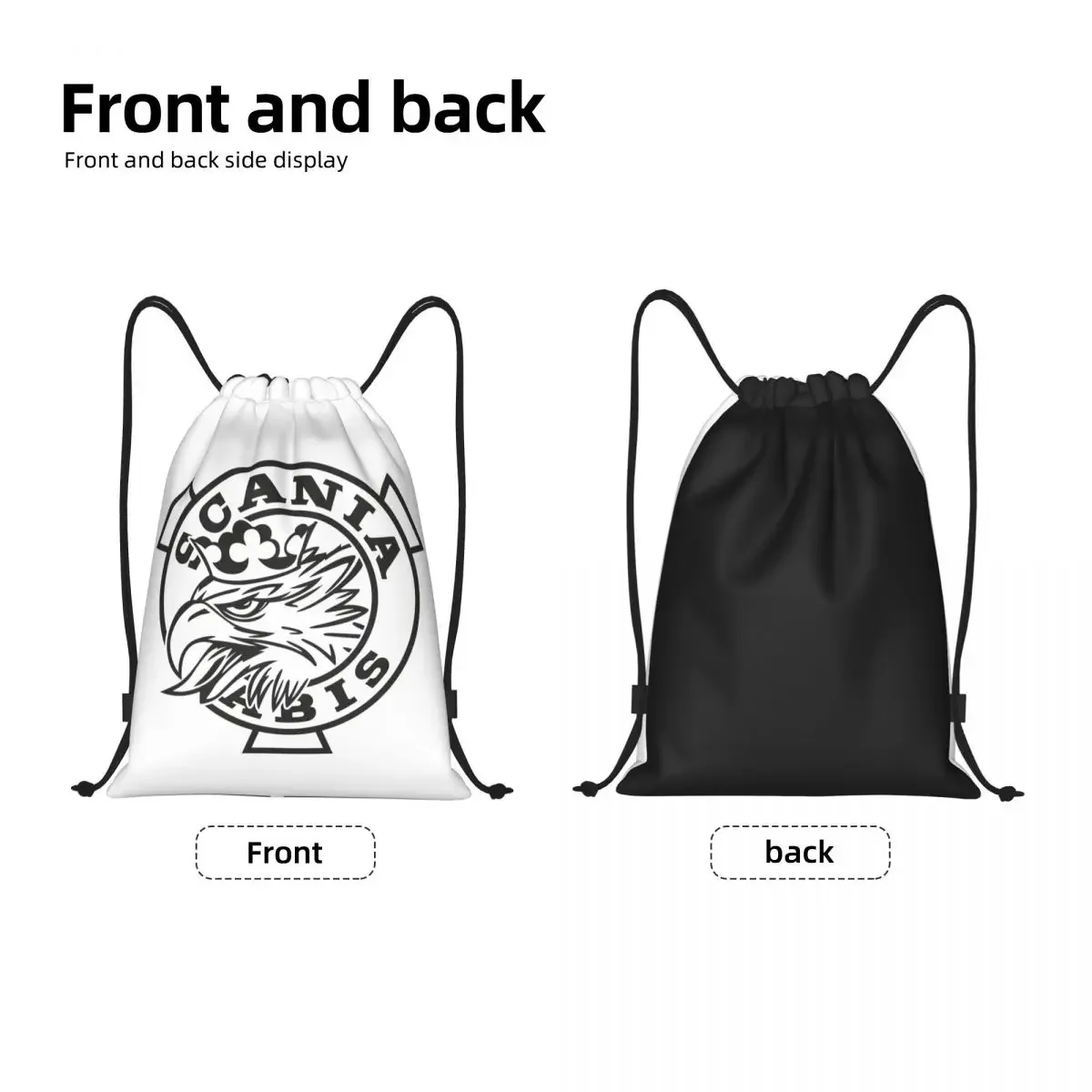 Custom Swedish Saabs Scanias Drawstring Backpack Sports Gym Bag For Women Men Automobile Car Shopping Sackpack