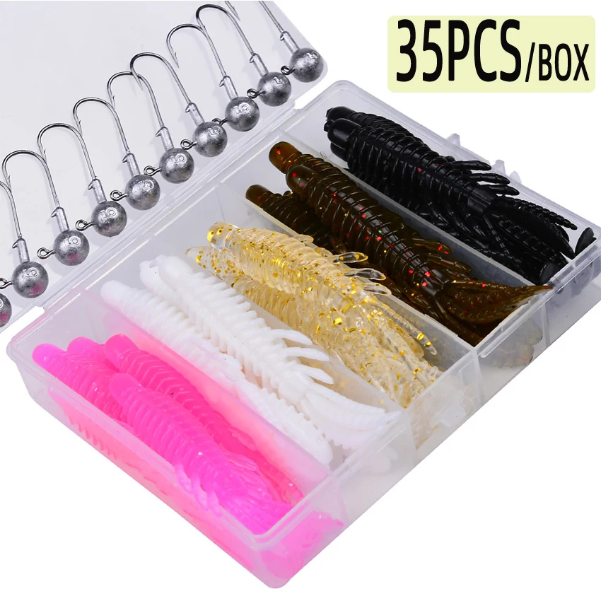 35-pcs-caixa-kit-de-iscas-de-pesca-macias-conjunto-de-isca-de-silicone-isca-artificial-minhoca-com-manivela-gabarito-cabeca-ganchos-de-pesca-caixa-de-equipamento