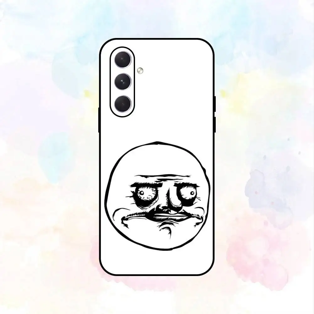 حافظة هاتف مضحكة من R-Rage C-Comics لهاتف سامسونج جالاكسي A73، A72، A71، A70، A53، A52، A51، غلاف أسود ناعم آخر