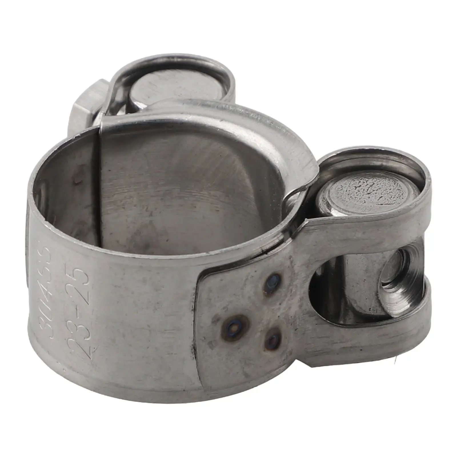 1 Pcs T-Bolt Hose Clamp 304 Stainless Steel Heavy-Duty For Turbo Intercooler Intake Silver 17-19mm