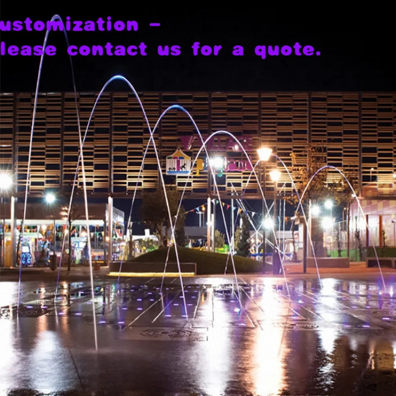 

custom.Indoor DMX Lights Colorful LED Lights Laminar Flow Jets Fountain Jumping Jets Swimming Pool