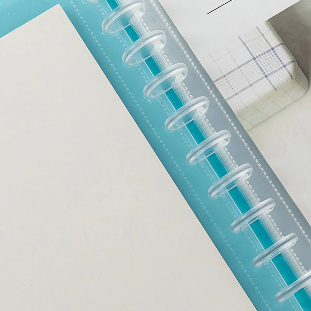 

36pcs Binder Rings Clear Plastic Metal 24Mm 35Mm 54Mm Assorted Sizes For Loose Leaf Paper A7 A6 A5 A4 B5 Notebook Index Cards