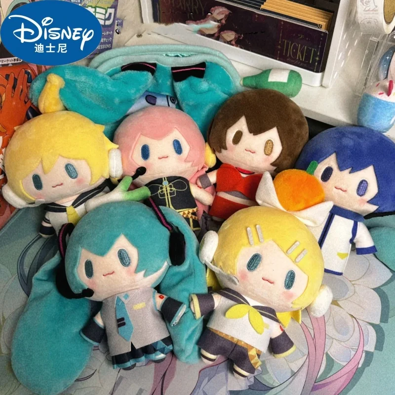 

Оригинальная плюшевая игрушка Miku Hatsune Rin Len, игрушка Fufu Top Treasure Series Vocaloid Cosplay Kaito Meiko, кукла анимация, игрушки в подарок