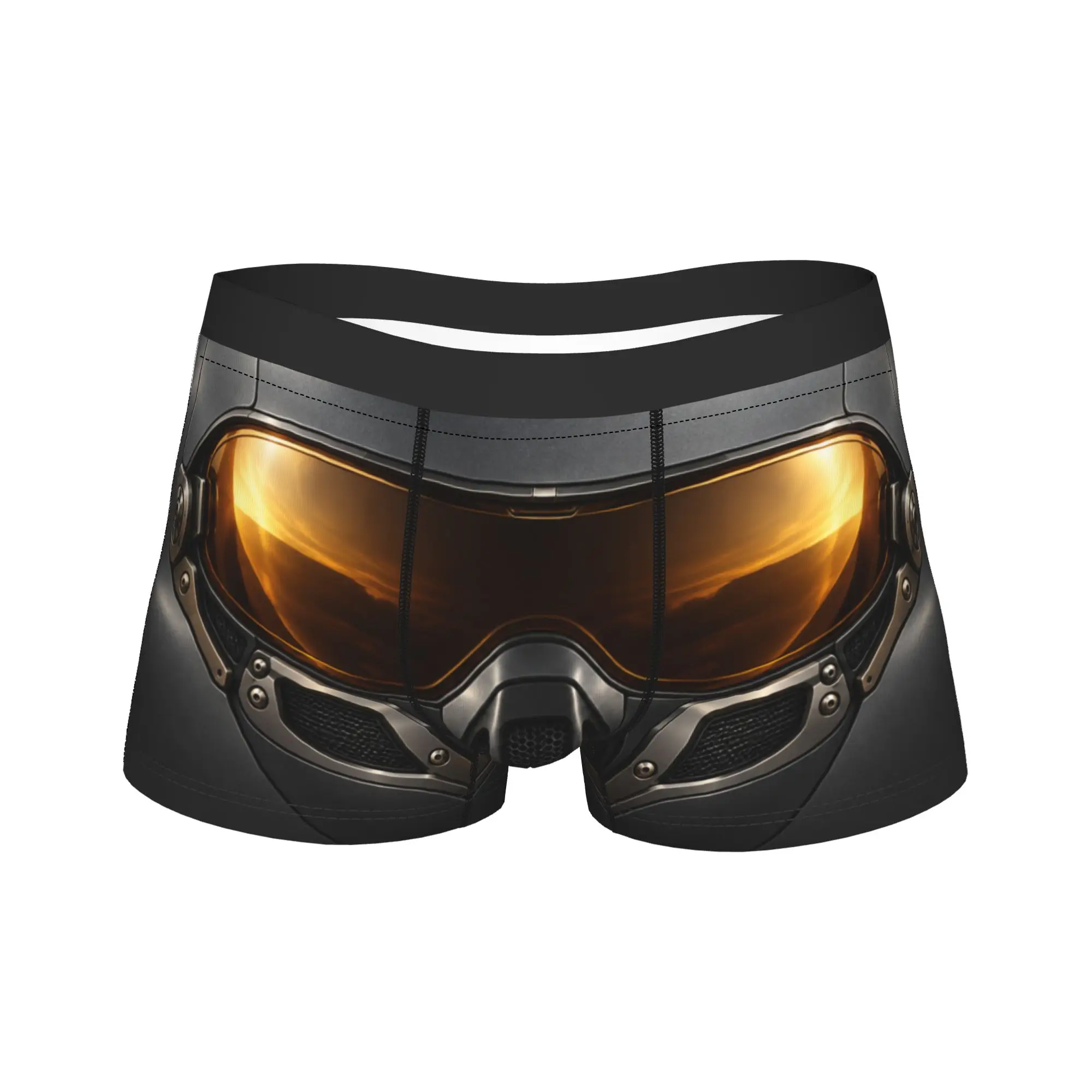 Men Amber Horizon Aviation Helmet  Boxers Shorts,Comfortable  Underwear Underpants