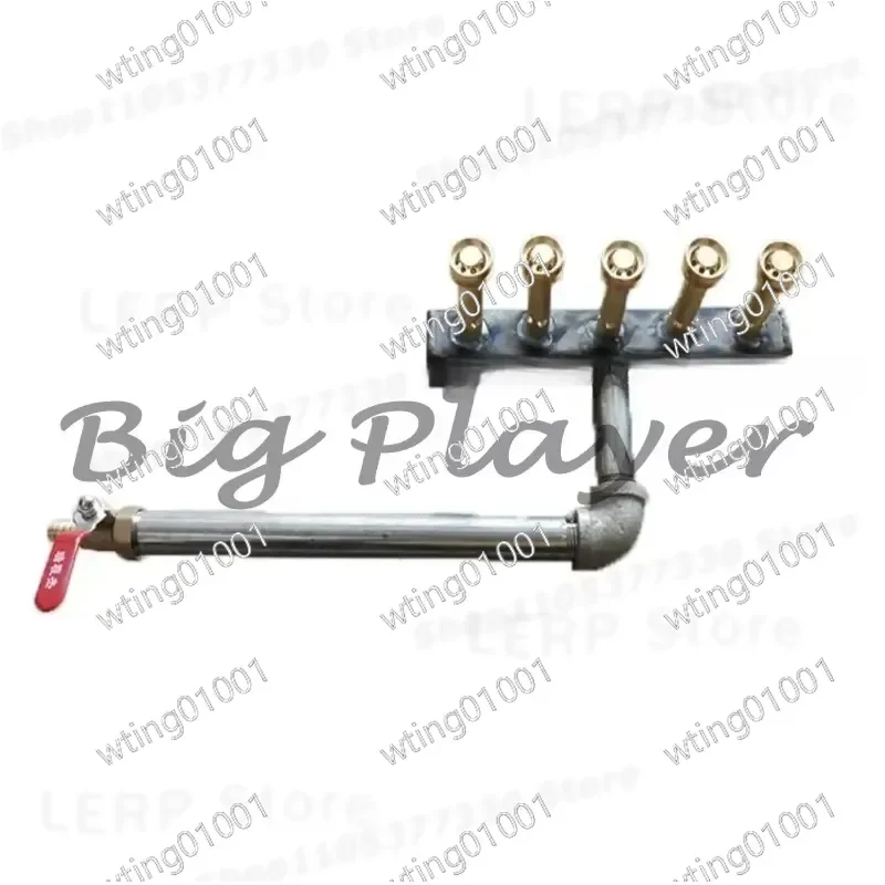 for 5-hole High Pressure Fire Burner Portable Desktop Gas Stove for Household Outdoor BBQ Pan Cooking Efficient Heat