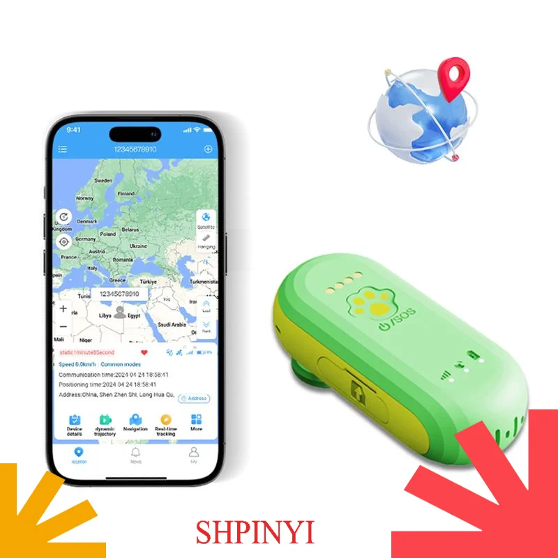 GPS Tracker for Anti-lost Personal  Disabled Kids Elderly Wireless GPS Tracker SOS Alarm Locator LBS Compatible Portable Tracker