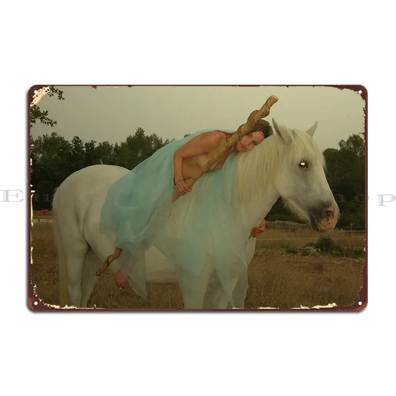 Loune Horse Riding Metal Signs Rusty Plaques Design Living Room Party Plates Tin Sign Poster