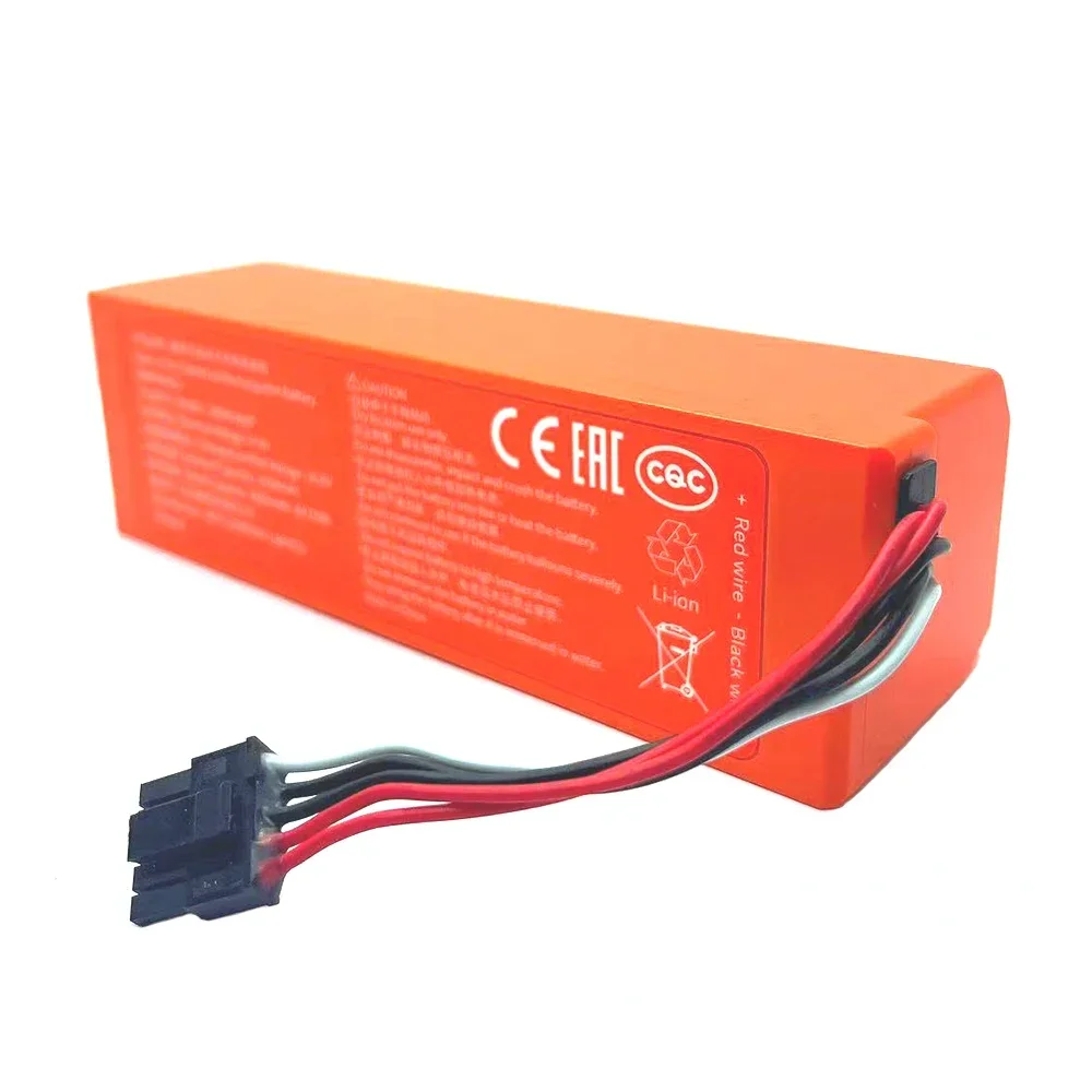 Imagem -03 - Bateria de Lítio Original 14.4v 3200mah 5200mah 100 Brand Novidades Adequado para Xiaomi Piso Esfregando Robô 2.2 Pro Mjst1s Mjsts1