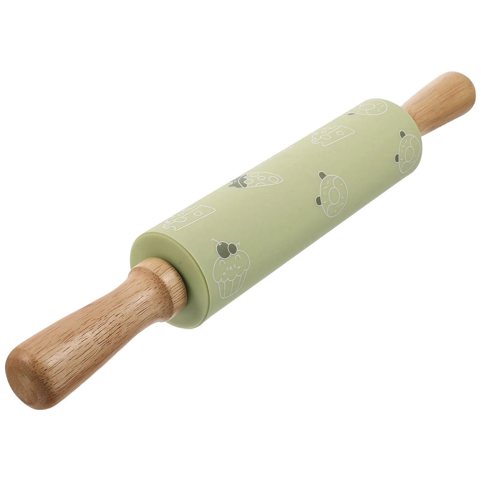 

Wooden Rolling Pin Non-Stick Dough Roller for Baking Pastry Cake Cookie Clay Crafts Rolling Pin Kids Kitchen Tools