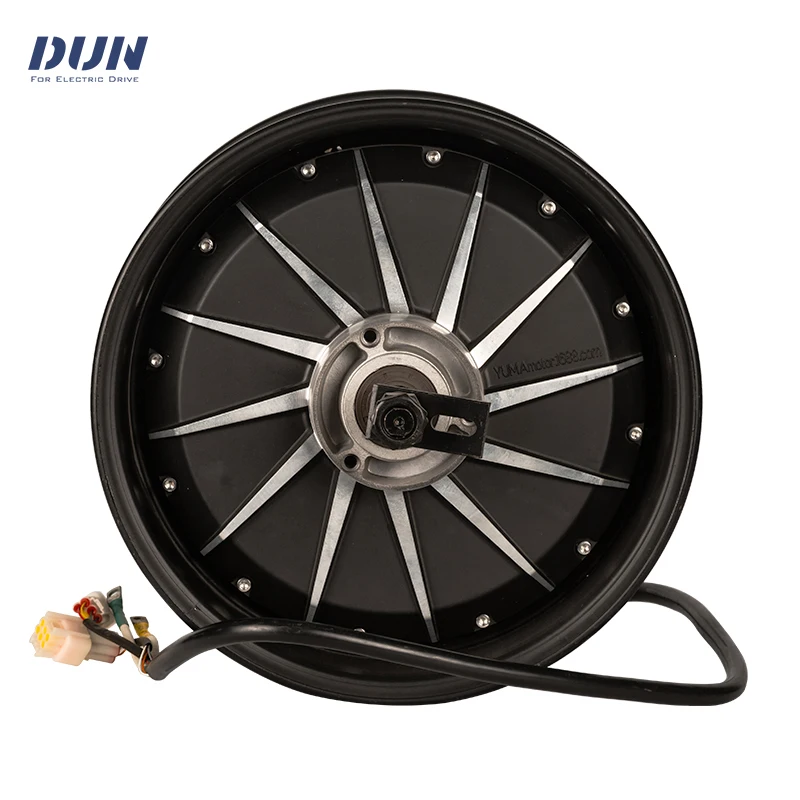 YMMAMotor 12x2.5/3.5 Inch 254 75kmh 48V 60V 72V 3000w Hall Sensor Brushless DC Wheel Hub Motor