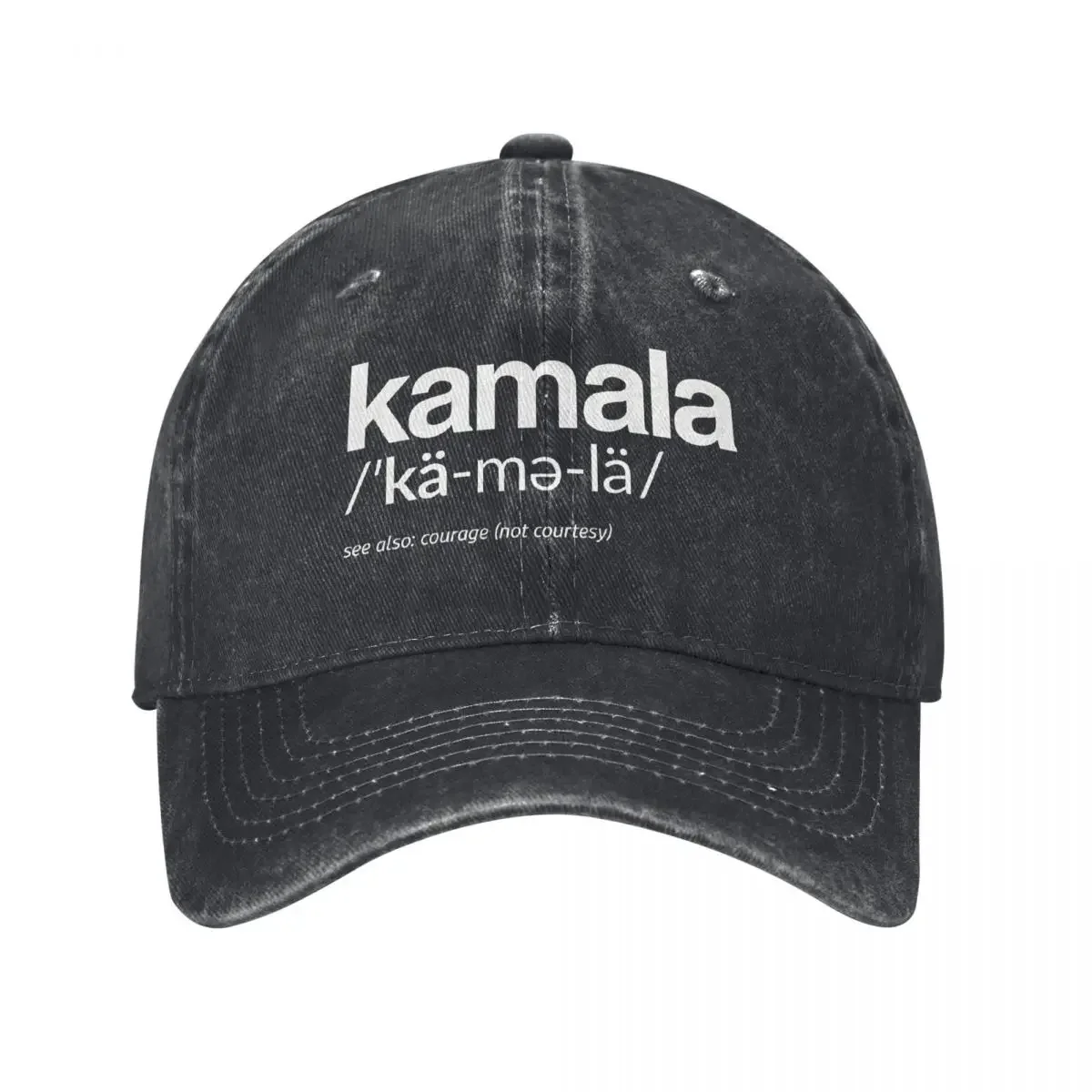 Baseball Cap La Kamala Harris 2024 Election Merchandise Unisex Casual Distressed Washed Casquette Soft