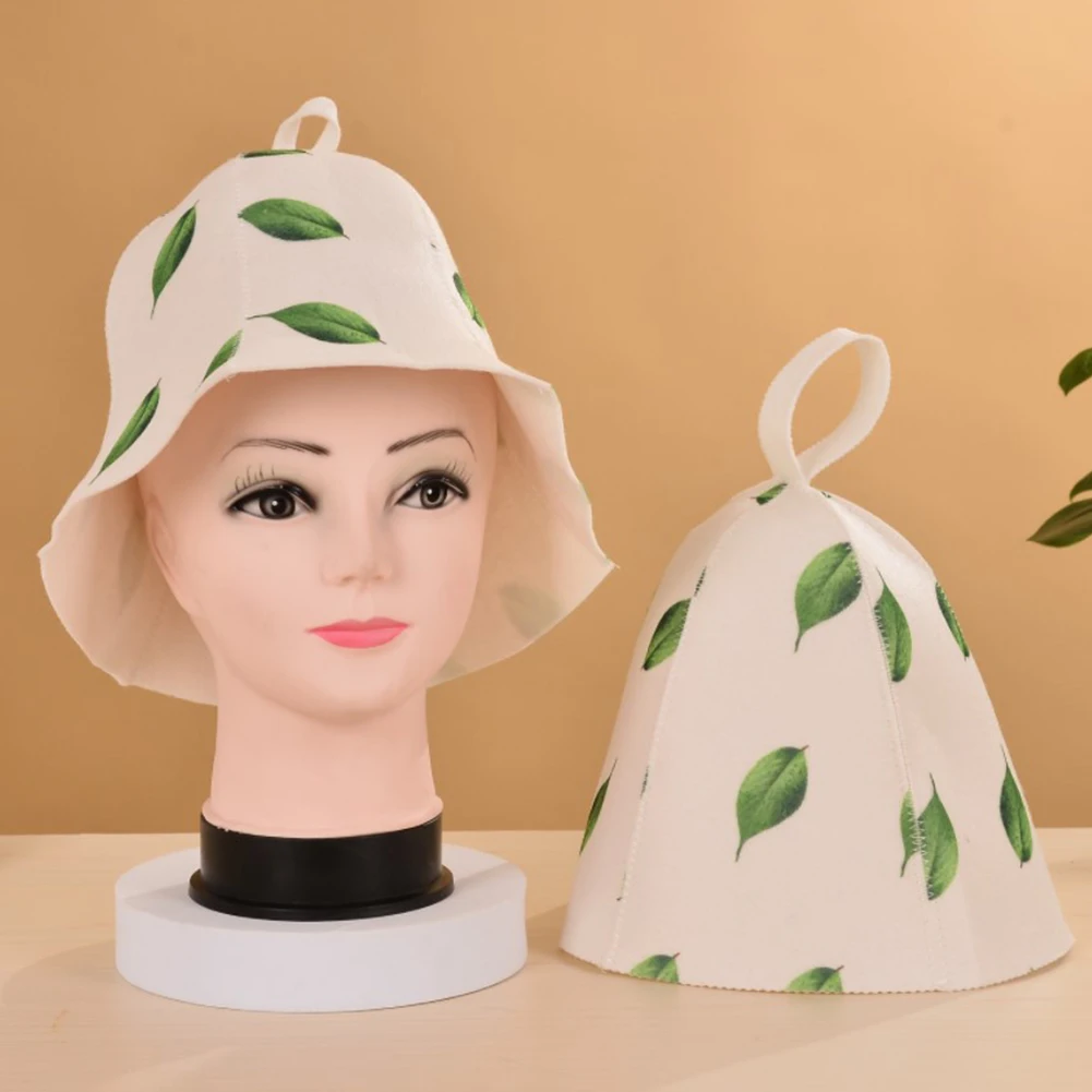 Felt Sauna Hat Bath Protection Hat Family Size Fit Fashion Accessory Elegant Sauna Bath Accessory Bath Protection Hat