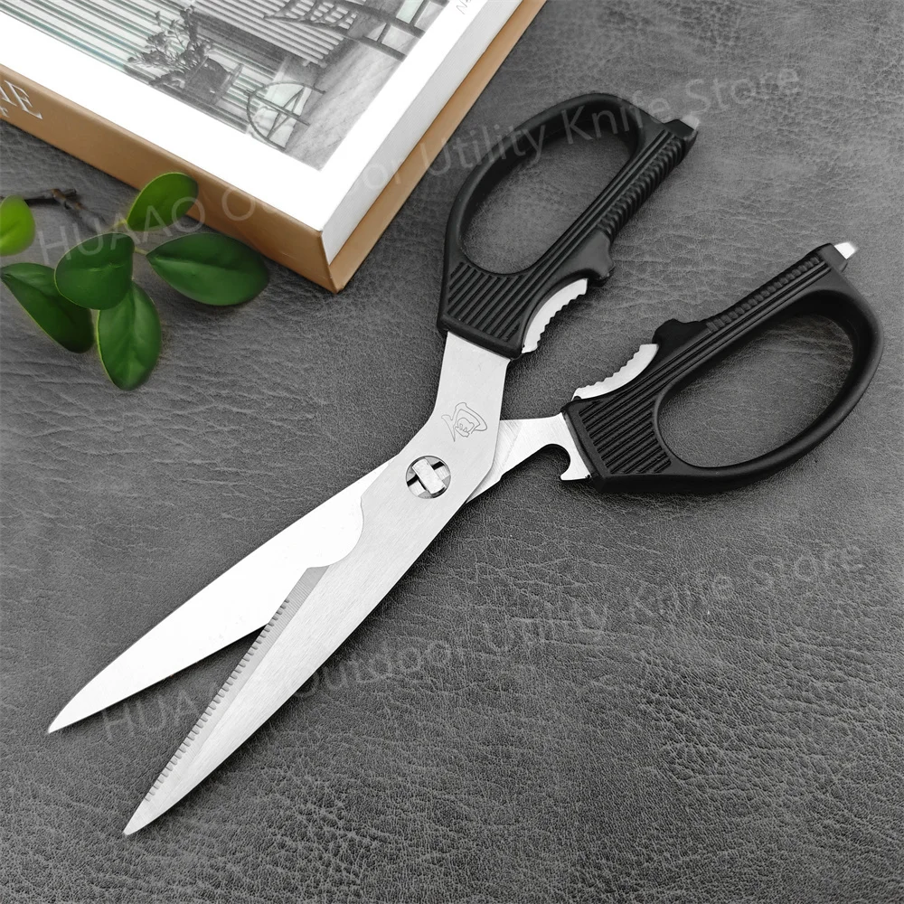 

Кухонные швейные складные ножницы 440C, лезвие, нейлоновая ручка из стекловолокна, резак для ткани, швейные принадлежности своими руками