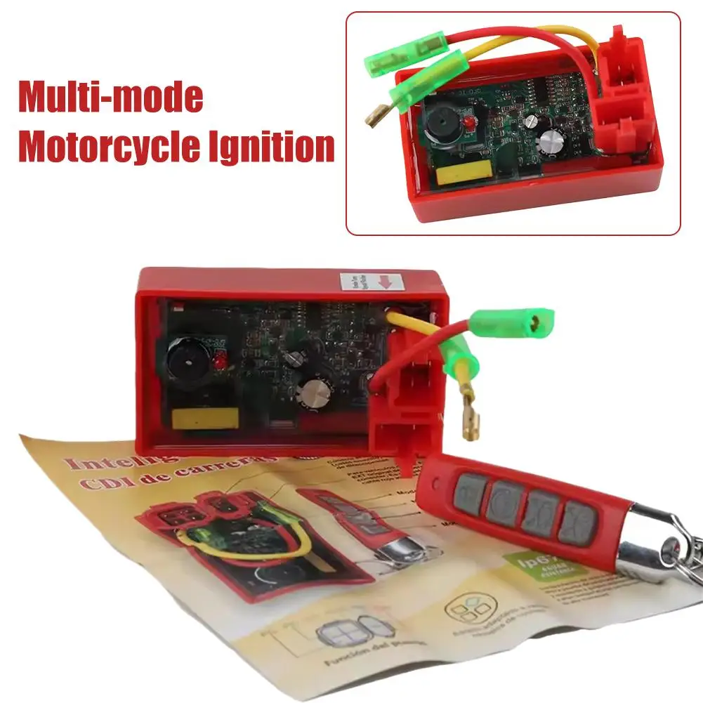 Para CG125 CG150 150CC FT CG 150 CGL WY ML125 nuevo encendido CDI antirrobo 6 funciones señal de giro Pin de carreras de motocicleta con Y7R1