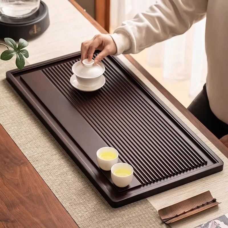 Bakelite Household Drainage Small Dry Foam Tray Kung Fu Tea Table High-grade Japanese Bamboo Tray Tea Set