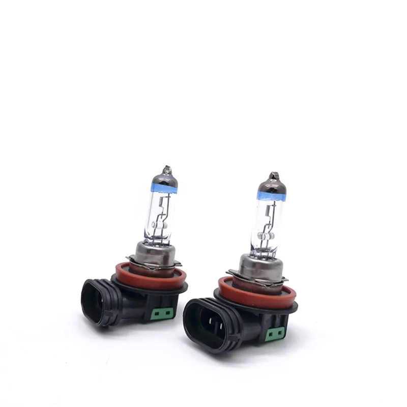 

2pcs Car Halogen Bulbs H11 Platinum head 55W 12V Auto Bulb 3800K Headlights Lamp High and low light fog light bulb Warm yellow