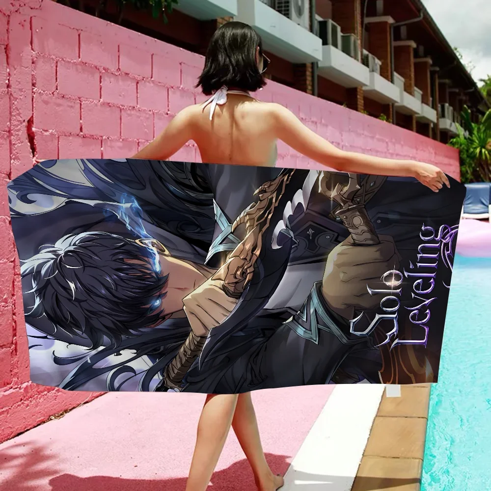 

Solo Leveling Towel Microfiber Beach Towel Absorbent Quick dry Soft Yoga Swimming Resort Mountain Climbing Towel