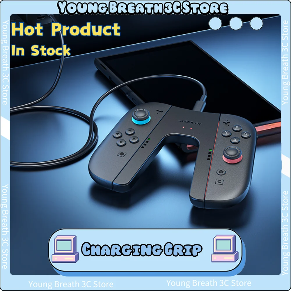 

Jsaux Switch2 Зарядная ручка Магнитная присоска Joy con Base Switch 2 Джойстик для контроллера Switch 2 Геймпад Аксессуары для геймеров