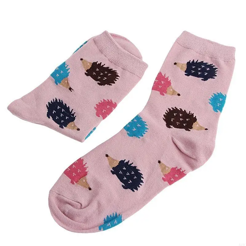 A5YC Women Lady Girls Cartoon Socks Animal Cotton Blend Fashion Hosiery