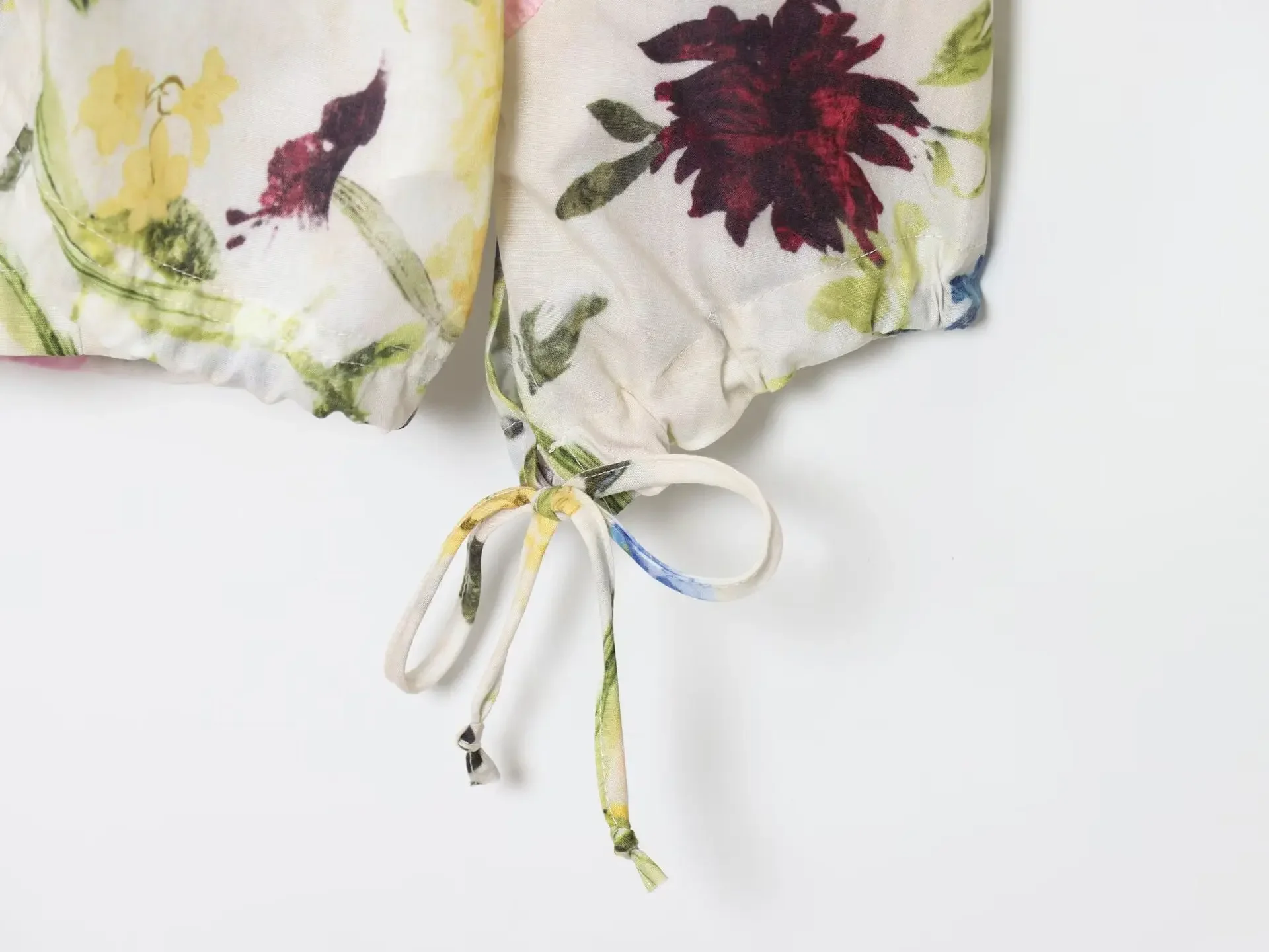 Women's Clothing New Loose Shirt Commuter Shirts Autumn Fashion Slash Neck Printed Vintage Blouses Short Sleeve All-match Tops