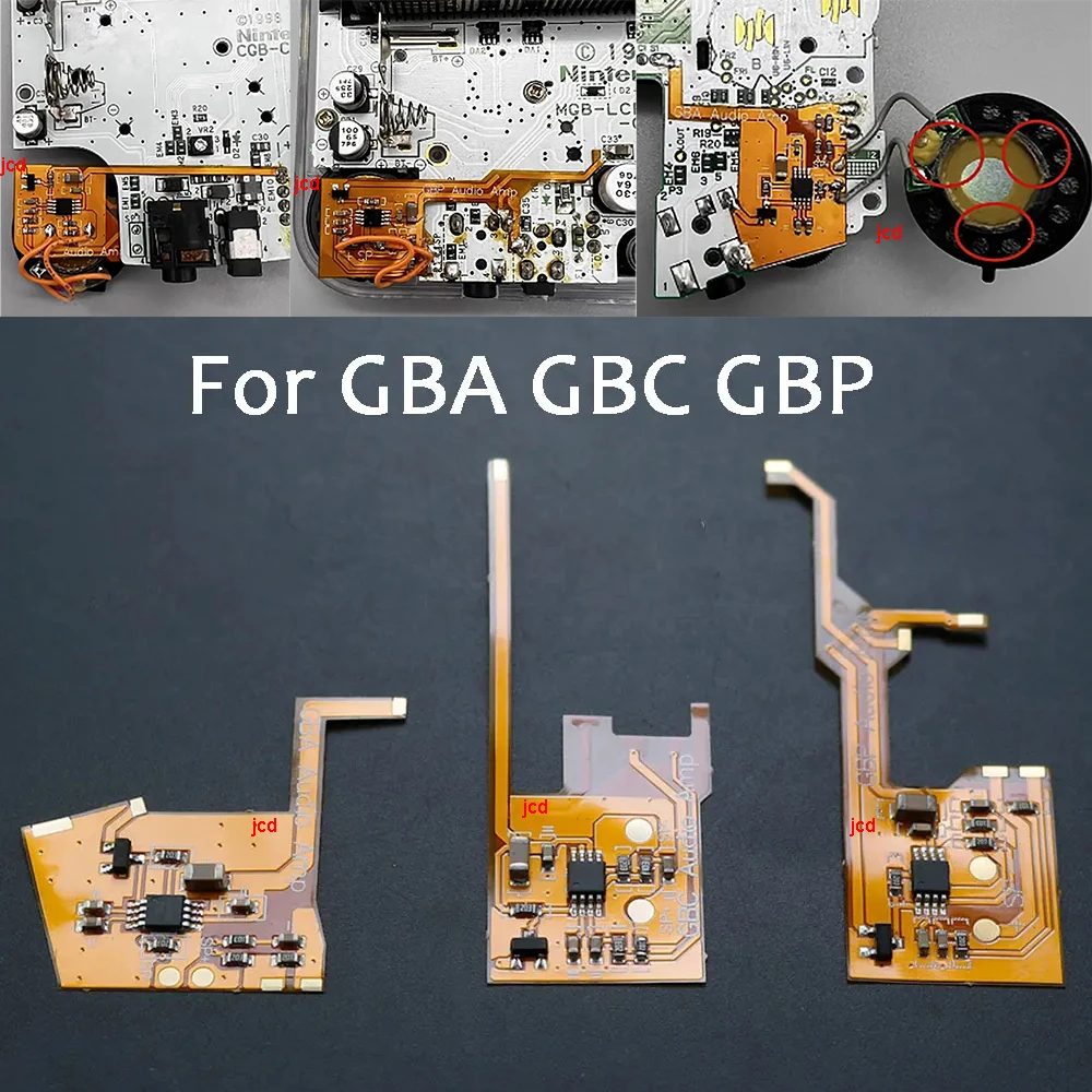 1Pc Low Power Digital Volume Amplifier Module For Gameboy Advance Color Pocket GBA GBC GBP Sound Amp