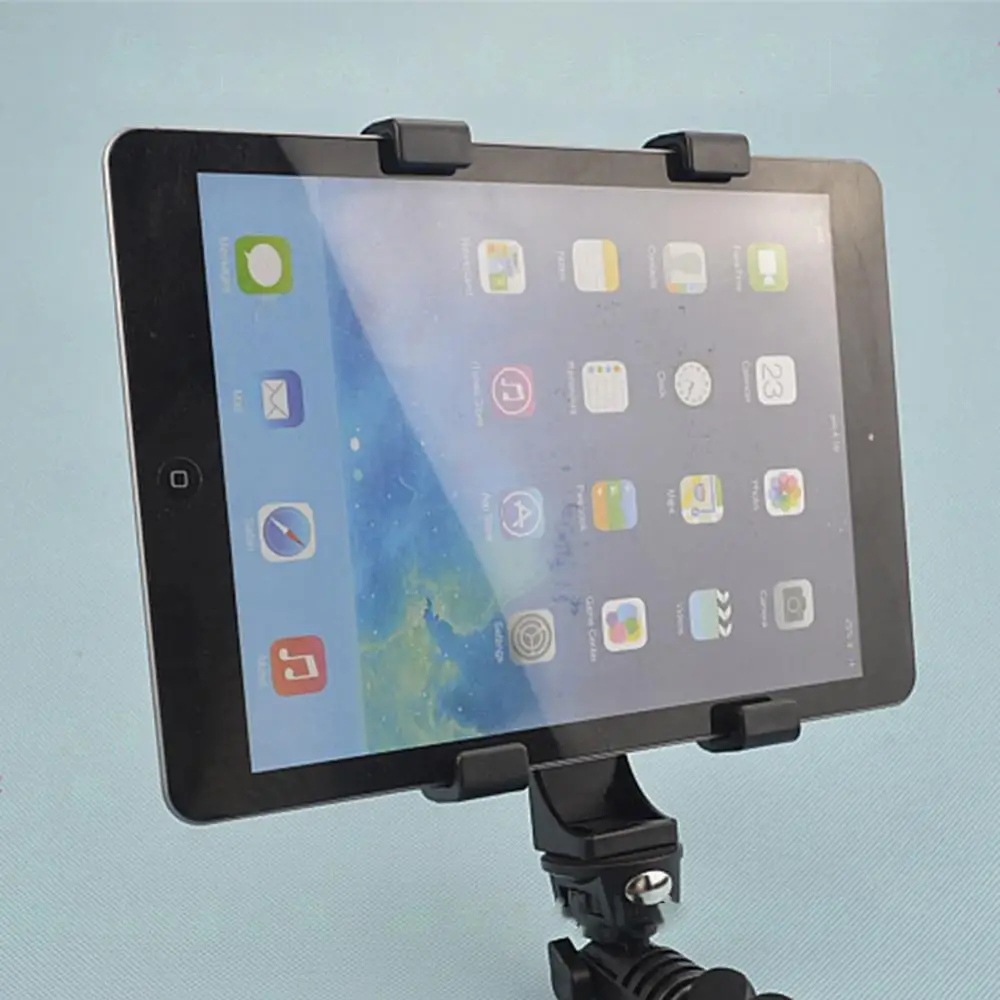 Universal Adjustable Tablet Holder 1/4 Inch Thread Adapter Tripod Mount Phone Tablet Clip Holder for iPad Holder Tablet Stand