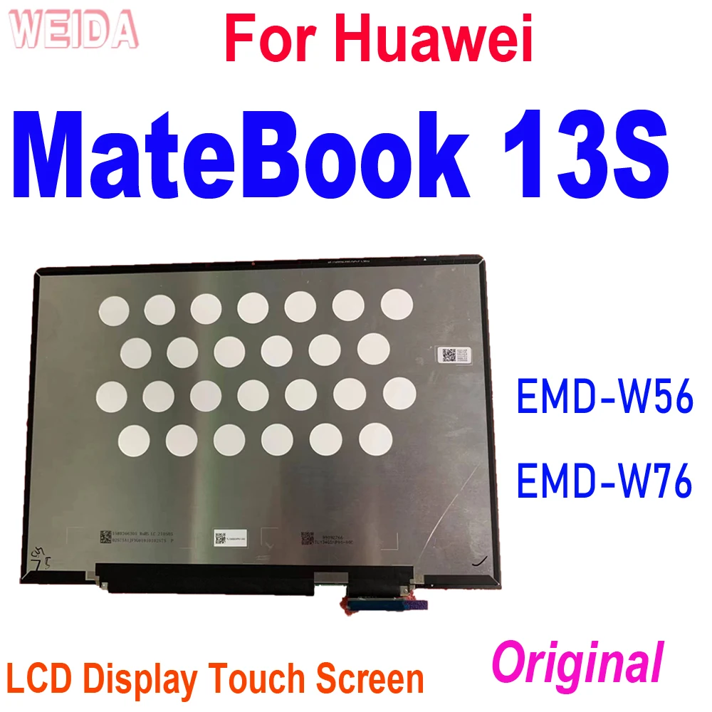 13.4 INCH Original LCD For Huawei MateBook 13S LCD EMD-W56 EMD-W76 LCD Display Touch Screen Digitizer Assembly Tools 2520x1600