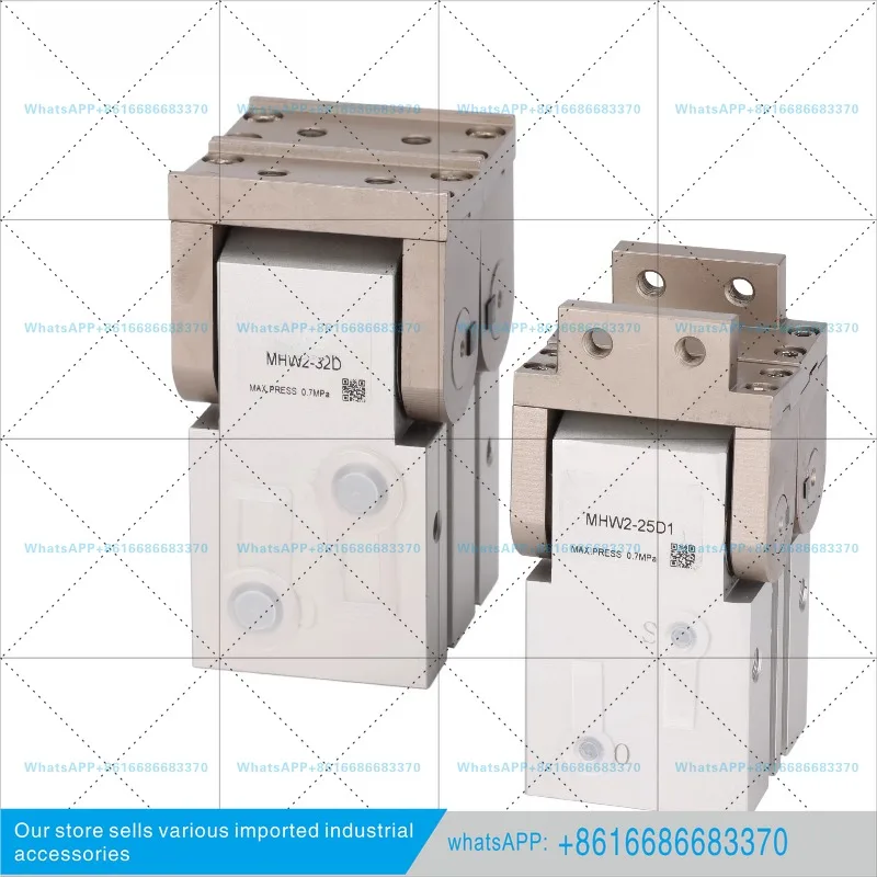 Finger cylinder 180 degree opening and closing gear type MHW2-20D-25D