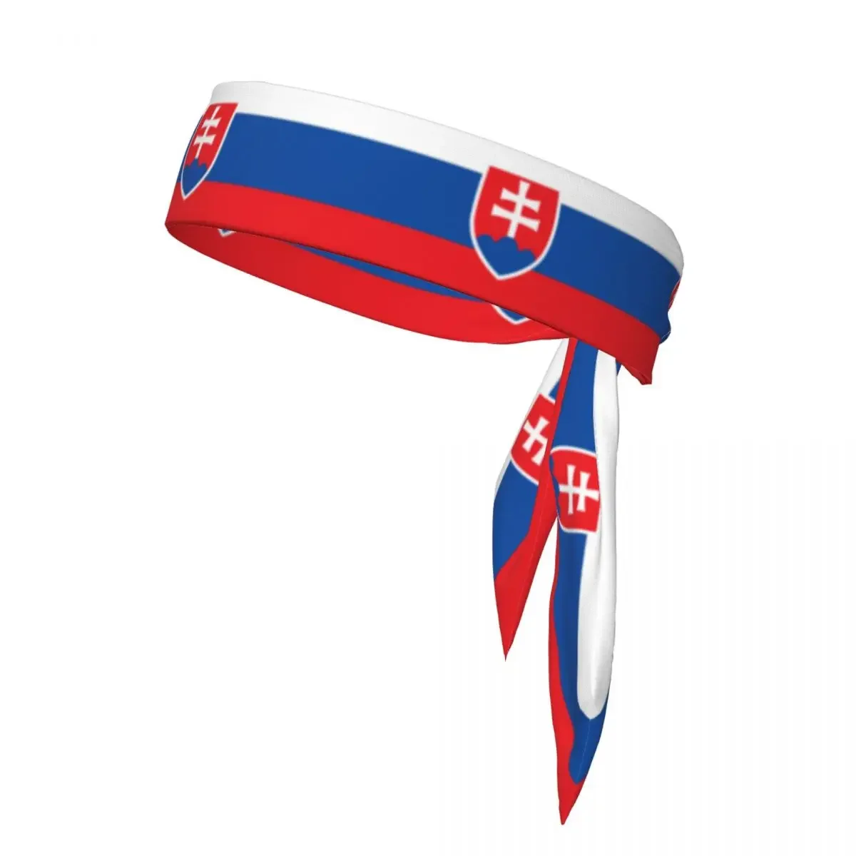 Tie Headbands Slovakia Flag Sports Head Band Athletic Sweatband Bandana Sweat Wicking