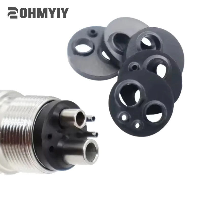 

10pcs 2/4Holes Dental Handpiece Tail Pad Seal Ring Rubber Gasket High Speed Handpiece Dental Tools