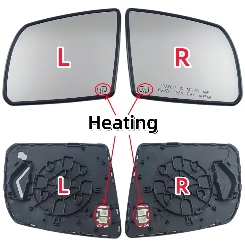 For Toyota Tundra 07-20,Toyota Sequoia 08-17 High Quality Car Left Or Right Side With Heated Rearview Mirror Glass Accessories