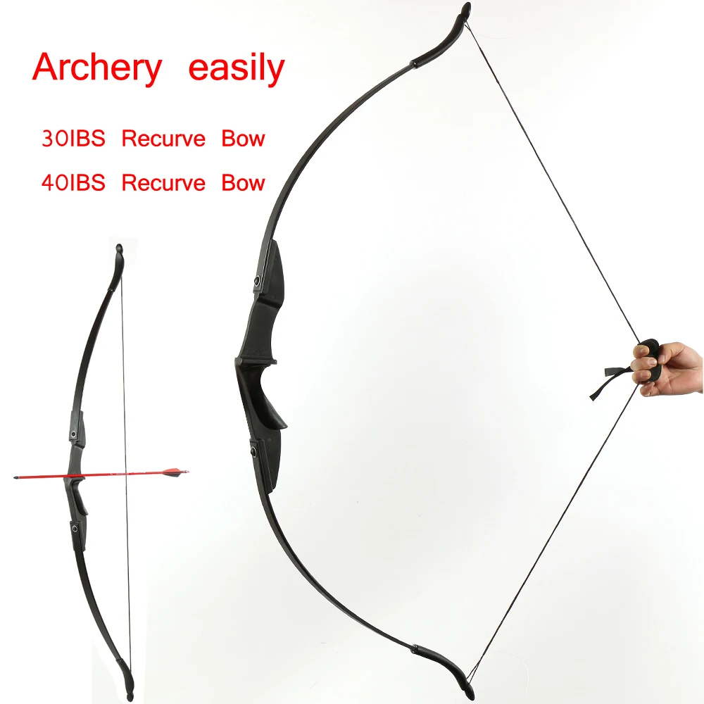 30lbs/40lbs Recurve Bow and Arrows Set Right Hand&Left Hand Double Arrow for Shooting Hunting Games Outdoor Sports