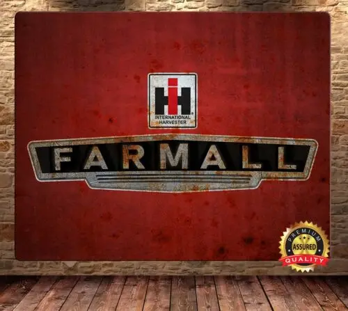 International Harvester - Farmall - Vintage Distressed - Metal Sign