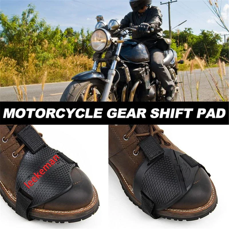 Rubber motorcycle shoes protector gear shift pad cover antiskid universal lightweight boots shifter Guard motorbike accessories