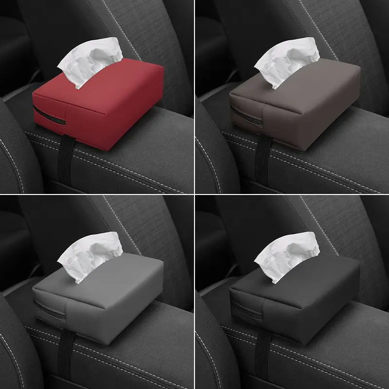 

Car Tissue Box Holder Auto Accessories Hanging Organizer for Car Interior Must Have Storage