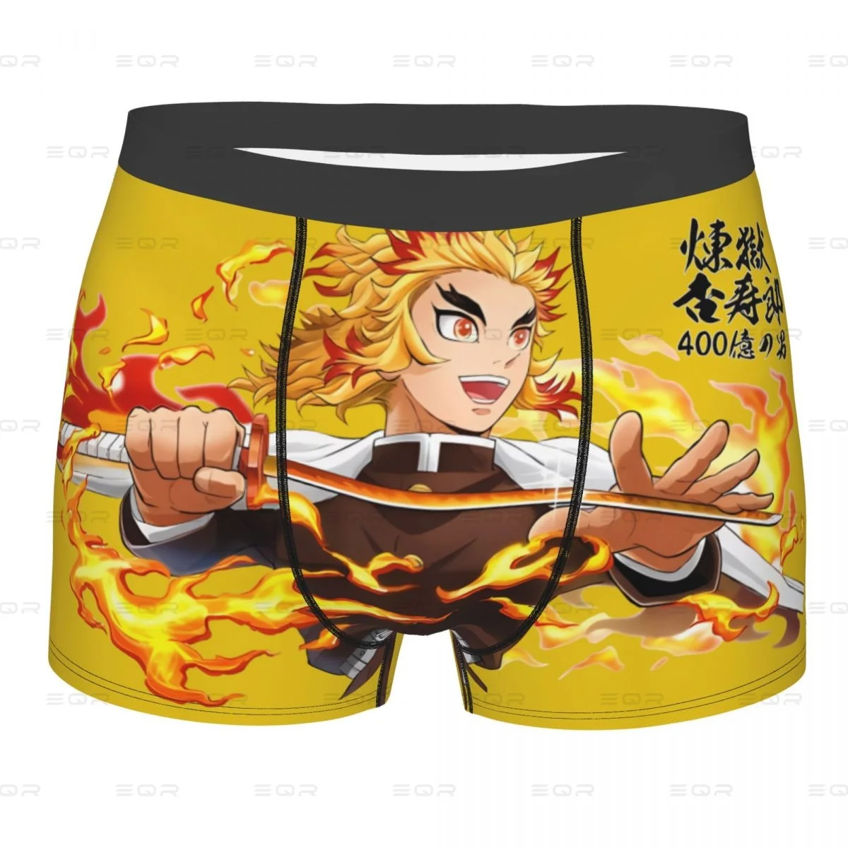 

Anime Rengoku Kyoujurou DEMON SLAYER Man's Underpants, Highly Breathable printing Top Quality Gift Idea