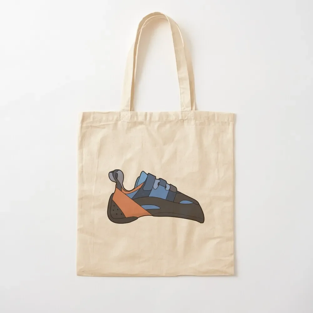 Climbing Shoe Illustration Tote Bag custom fabric bag Women bags foldable reusable bag