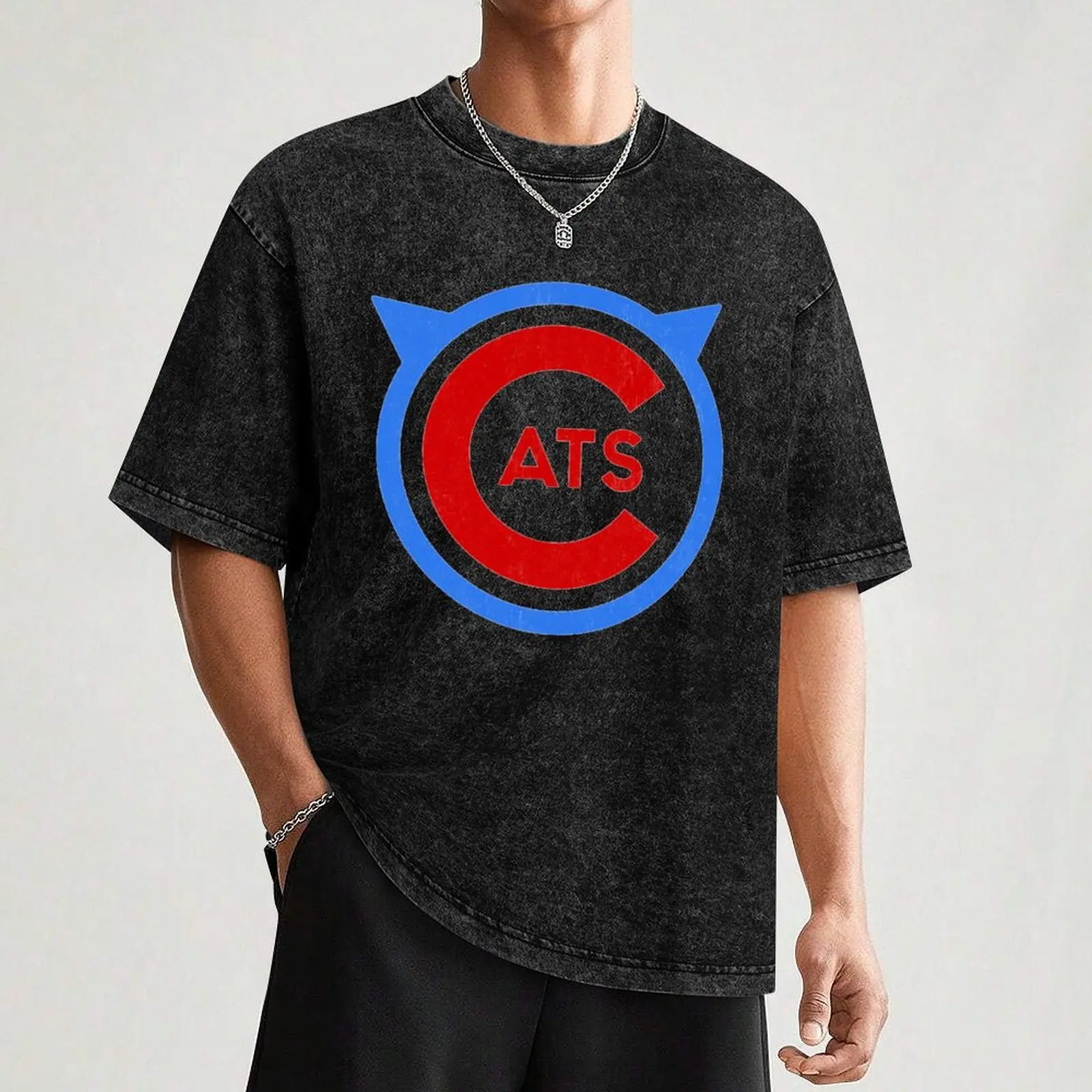 Fort Worth Cats Baseball Vintage Logo T-Shirt Lightweight Gym Training T-Shirt