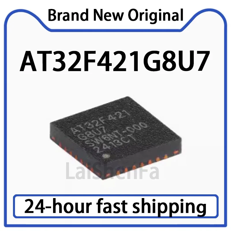 1-10PCS AT32F421G8U7 QFN-28 ARM Cortex-M4 32-bit Microcontroller MCU Stock